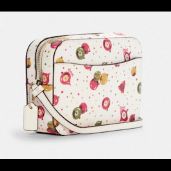 Mini camera bag with ornament print - Picture 3 of 8